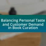 Balancing Personal Taste and Customer Demand in Book Curation