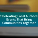 Celebrating Local Authors: Events That Bring Communities Together