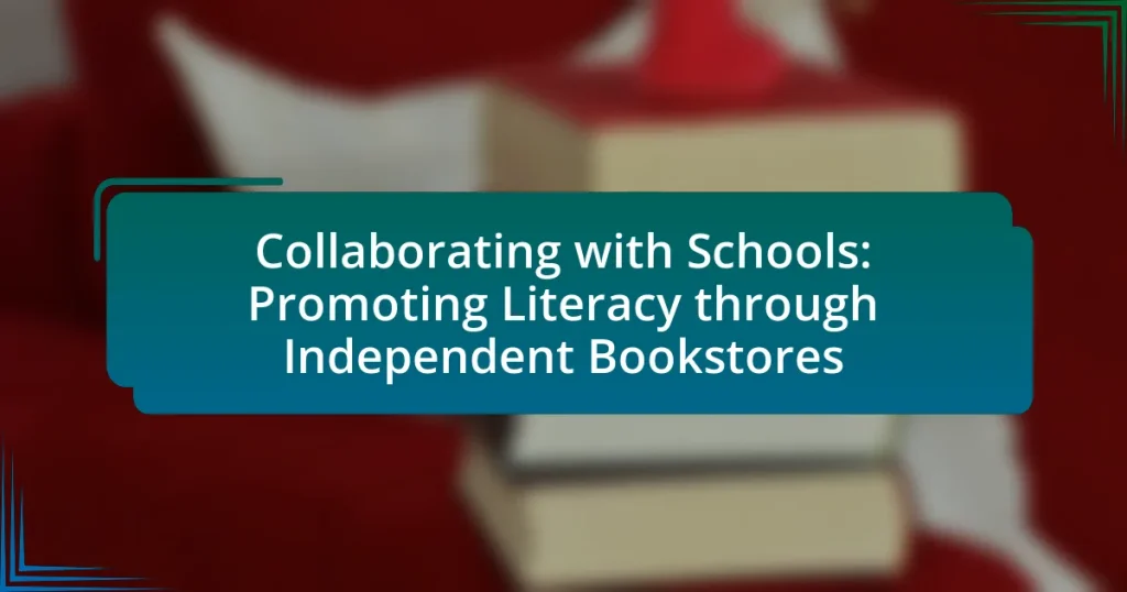 Collaborating with Schools: Promoting Literacy through Independent Bookstores