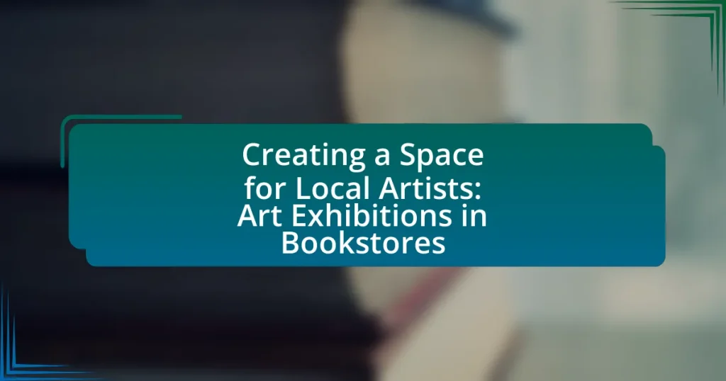Creating a Space for Local Artists: Art Exhibitions in Bookstores