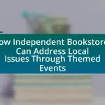 How Independent Bookstores Can Address Local Issues Through Themed Events