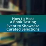 How to Host a Book Tasting Event to Showcase Curated Selections