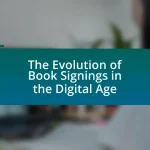 The Evolution of Book Signings in the Digital Age