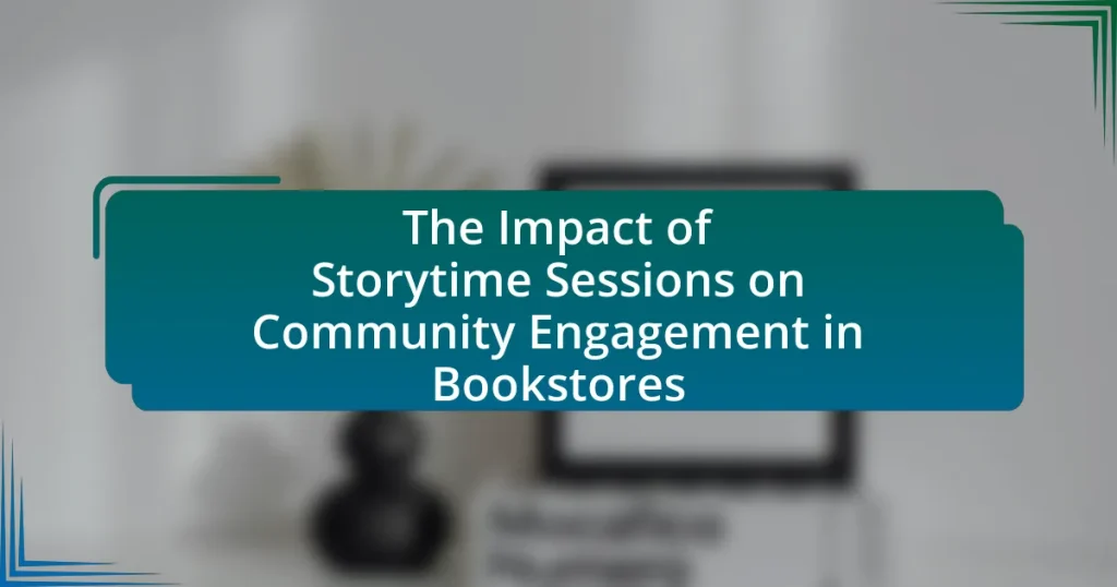 The Impact of Storytime Sessions on Community Engagement in Bookstores