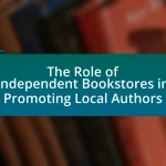 The Role of Independent Bookstores in Promoting Local Authors