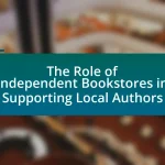 The Role of Independent Bookstores in Supporting Local Authors