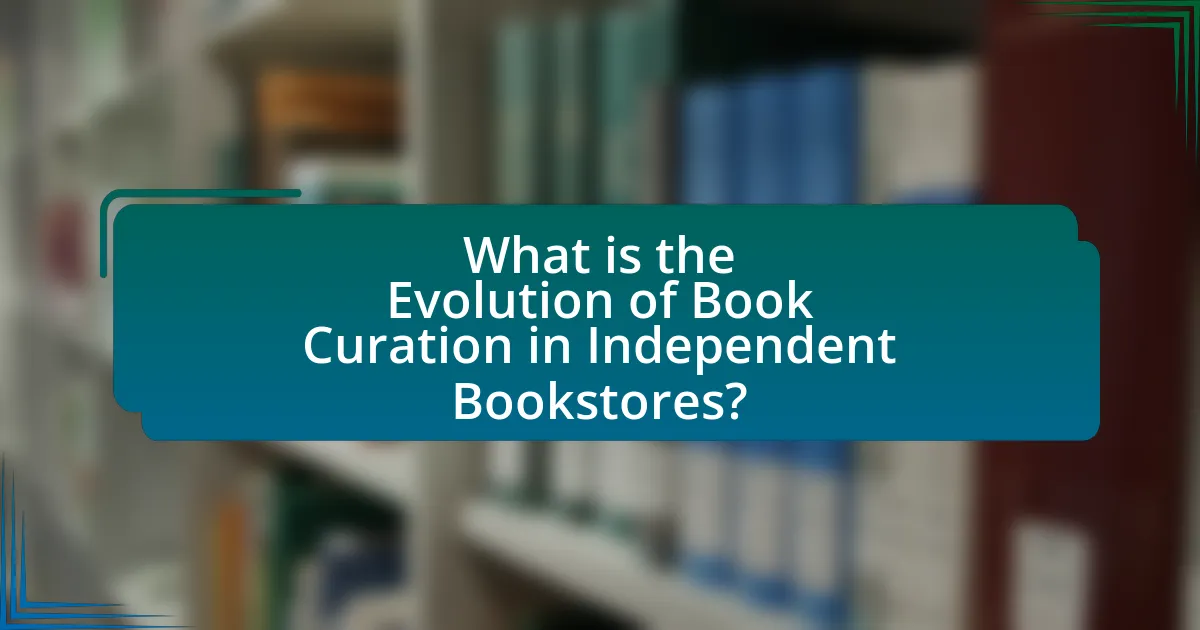 What is the Evolution of Book Curation in Independent Bookstores?